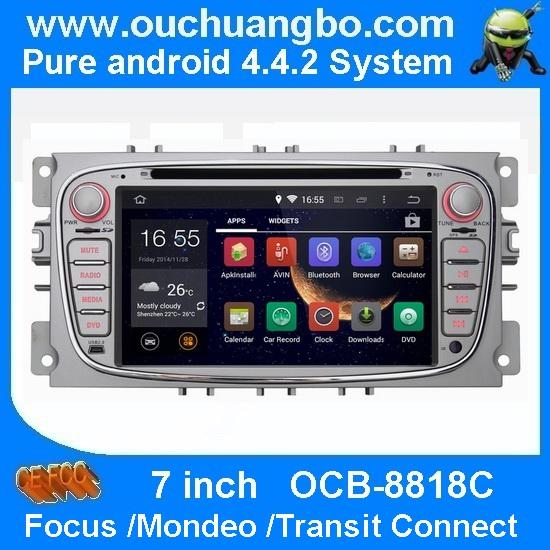Ouchuangbo Car Stereo Radio GPS Navi Wifi Ford Focus /Mondeo /Transit Connect Android 4.4