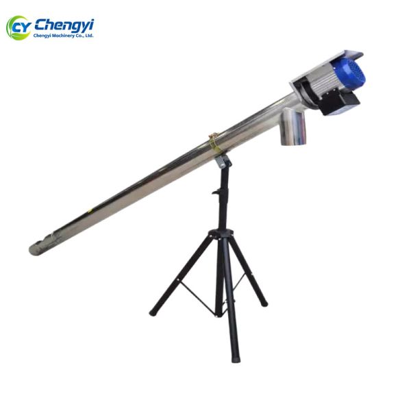 Portable Stainless Steel Grain Conveyor With 8TPH Capacity One Man Loading Auger