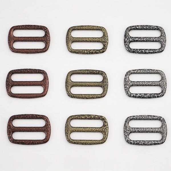 Adjustable Metal Slider for Handbag Hardware Supplies 9 Colors Triglide Buckle Slides