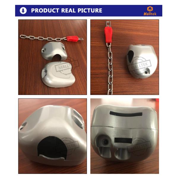 Supermercado Carro de compras Cerradura de monedas de zinc