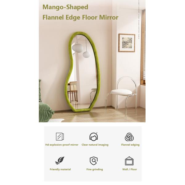 Custom Standing Arched Floor Mirror Full Length 78x108cm