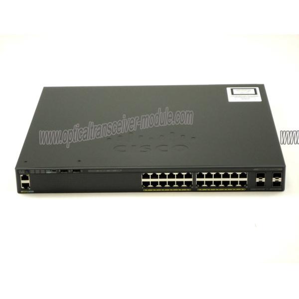 24 Port Fiber Optic Switch , Ethernet Switch SFP Cisco WS-C2960X-24PS-L