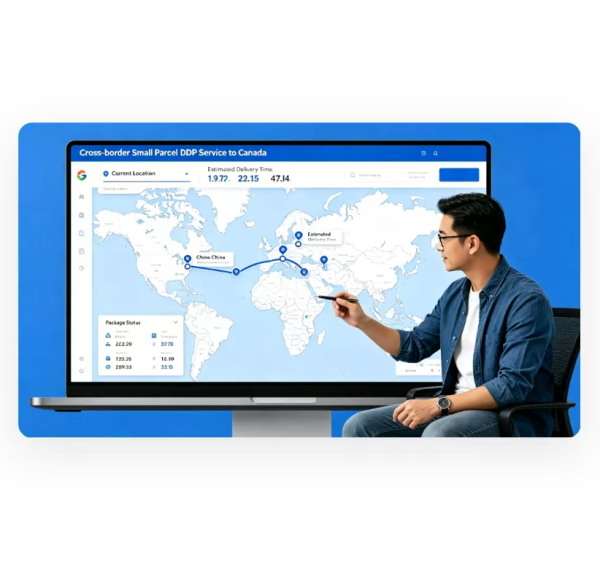 Cross Border Small Parcel DDP Service Canada For International Shipping