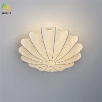 Étoile semi affleurante de fleur d'or en verre de plafonnier du bâti LED