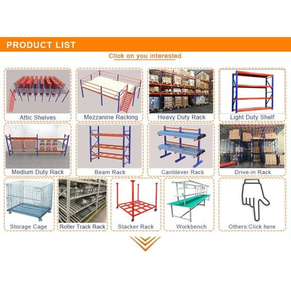 2 Floors Storage Mezzanine Platforms ODM Steel Frame Mezzanine Floor For Shop