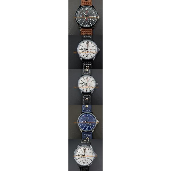 CS Watch Blue Black Orange Army Watch Stainless Steel Back Watch Quartz Analog Watches Man