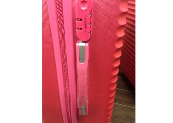 Sky Blue Abs Trolley  Luggage Set , Cute Carry On Luggage With Normal Combination Lock