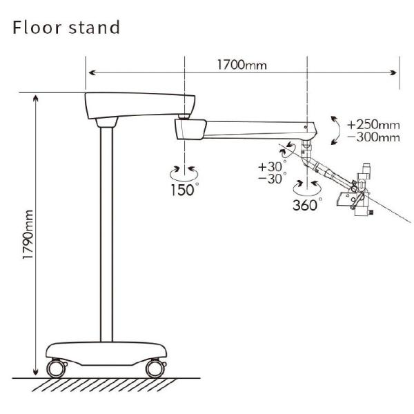 100V-240V Dental Surgical Microscope Removable For Endodontics