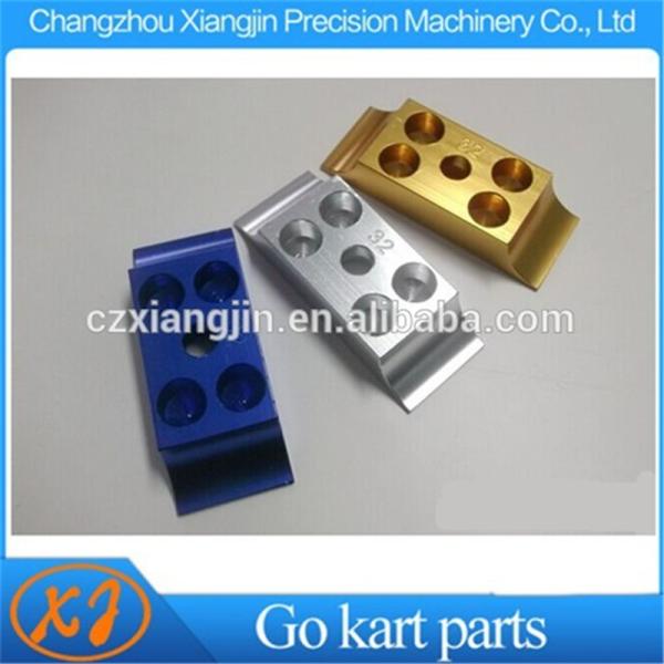 CNC Machined Anodized 28mm 30mm 32mm Go Kart Enigne Mount Lower Clamp