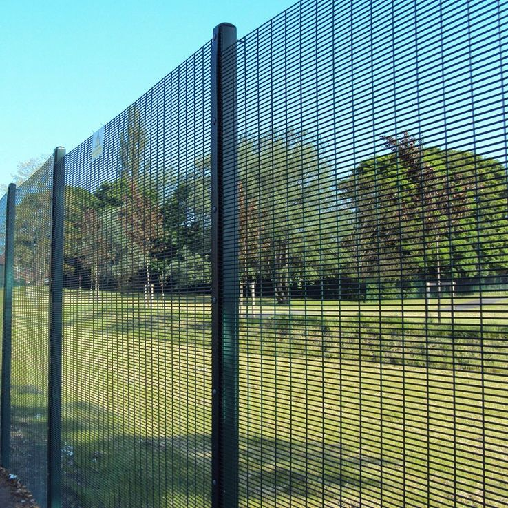 Hsj Heavy Duty 358 Prison Mesh Anti Climb Security Fence Powder Coated Welded Wire Mesh Barrier for Critical Infrastructure