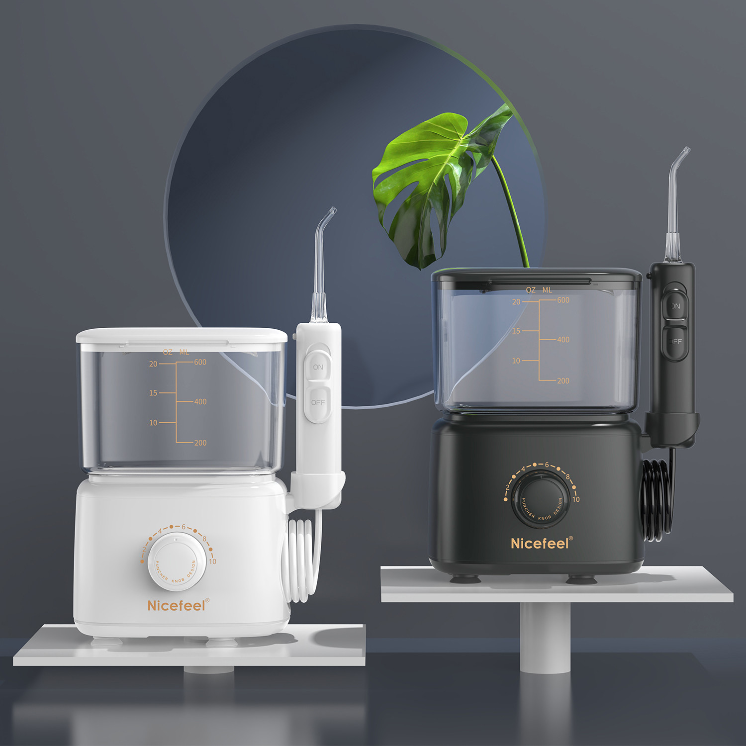 Большая польза устное Irrigator дома Flosser воды Countertop черноты цистерны с водой