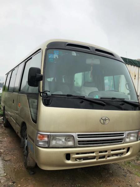 111 - 130 Km / H Used Coaster Bus Manual Tourists Shuttle Bus 2015 - 2018 Year