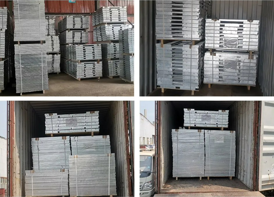 Galvanized Steel Stair Treads Bar Grating for Outdoor Warehouse and Platform Stairway Use