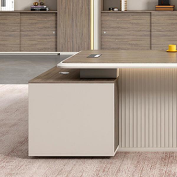 Home Office Furniture Luxury Office Desk Modern I Shape Office Desk Boss Executive Desk