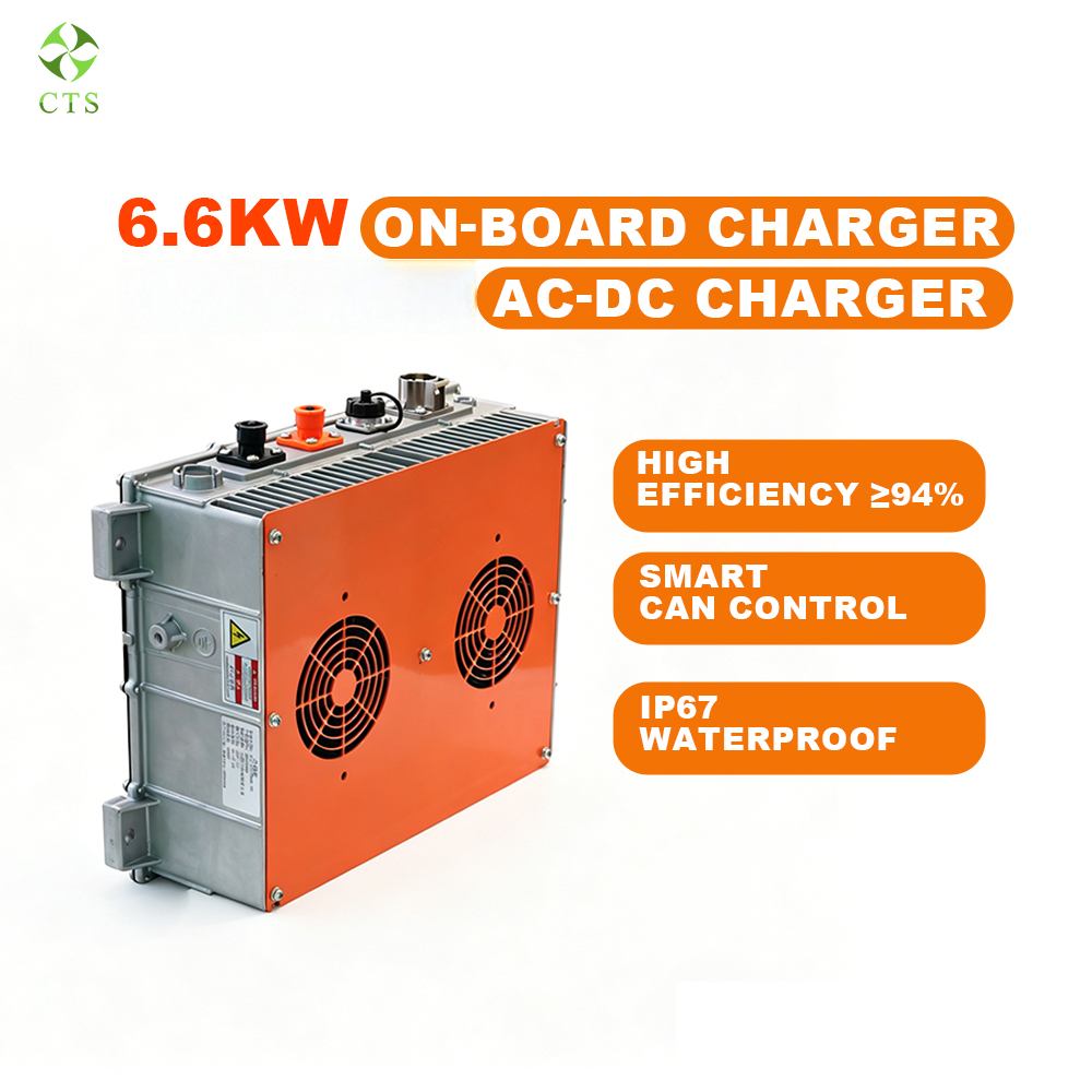 6.6kW IP67 Electric Vehicle Battery Charger with CAN Communication On Board Charger