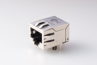 Totalmente blindado RJ45 Ethernet Jack 8P8C porta única modular com transformador