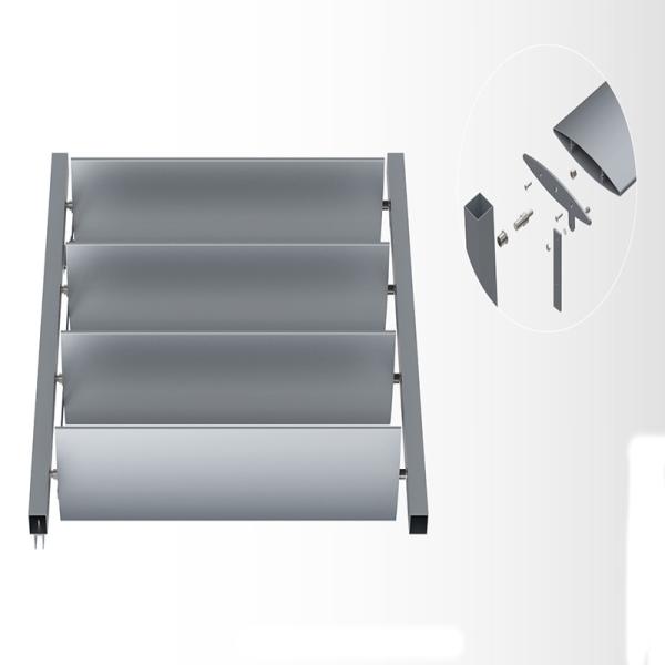 External Louver | Sun Control Louvre Shading | Louver Aluminum  Profiles in Powder coated/PVDF