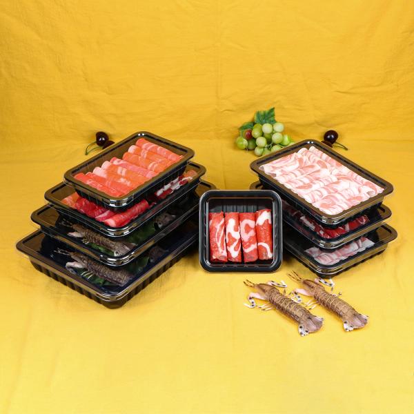 Disposable 33*22*5cm Plastic Food Tray Whole Chicken Meat Dessert Tray PP MAP Frozen Tray