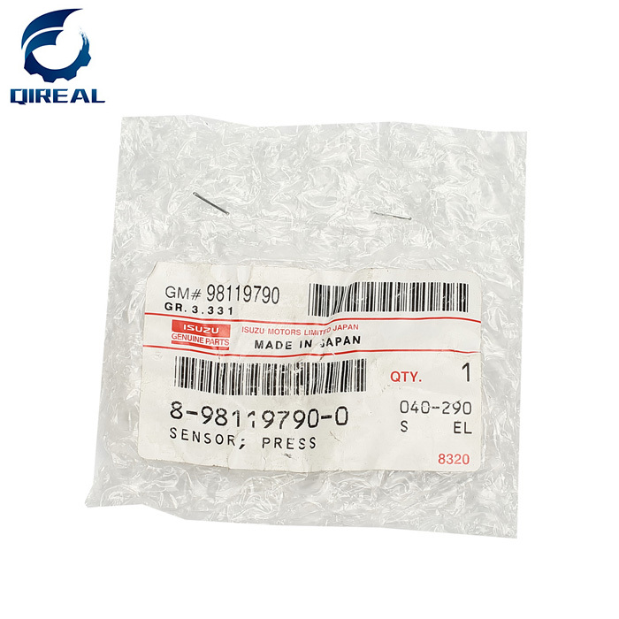 4HK1 6HK1 Электрические части экскаватора Common Rail Sensor 8-98119790-0