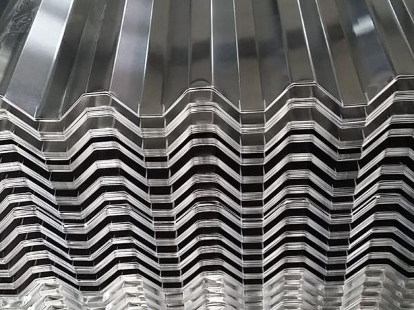 O-H112 Corrugated Aluminum Panels Exterior Facade Decorative Corrugated Wall Cladding