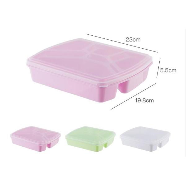 1280ml Bento Lunch Box reutilizable 4 compartimientos