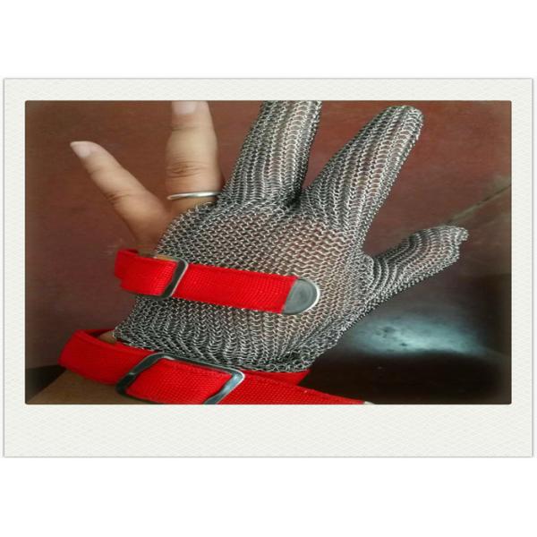 Отрежьте устойчивый металл перчаток нержавеющей стали сваренный для мясной промышленности