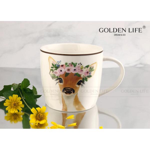 Fine Bone China ceramic 440cc Mug Cute Animal Design Tea Cup and  Coffee Mug
