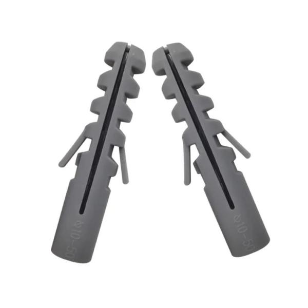 Bolt d'expansion en nylon à haute résistance Forme cylindrique Durabilité pour lourdes charges