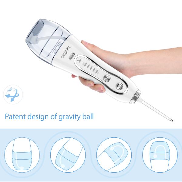 бесшнуровое устное flosser 300ML водоустойчивое IPX7 воды irrigator для устного здоровья