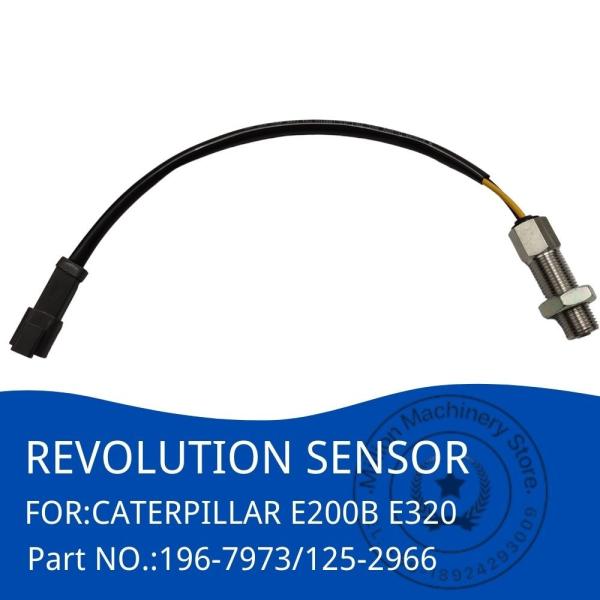 196-7973 sensor de velocidad de la revolución 125-2966 para las piezas de recambio del motor del excavador E200B E320 de erpillar