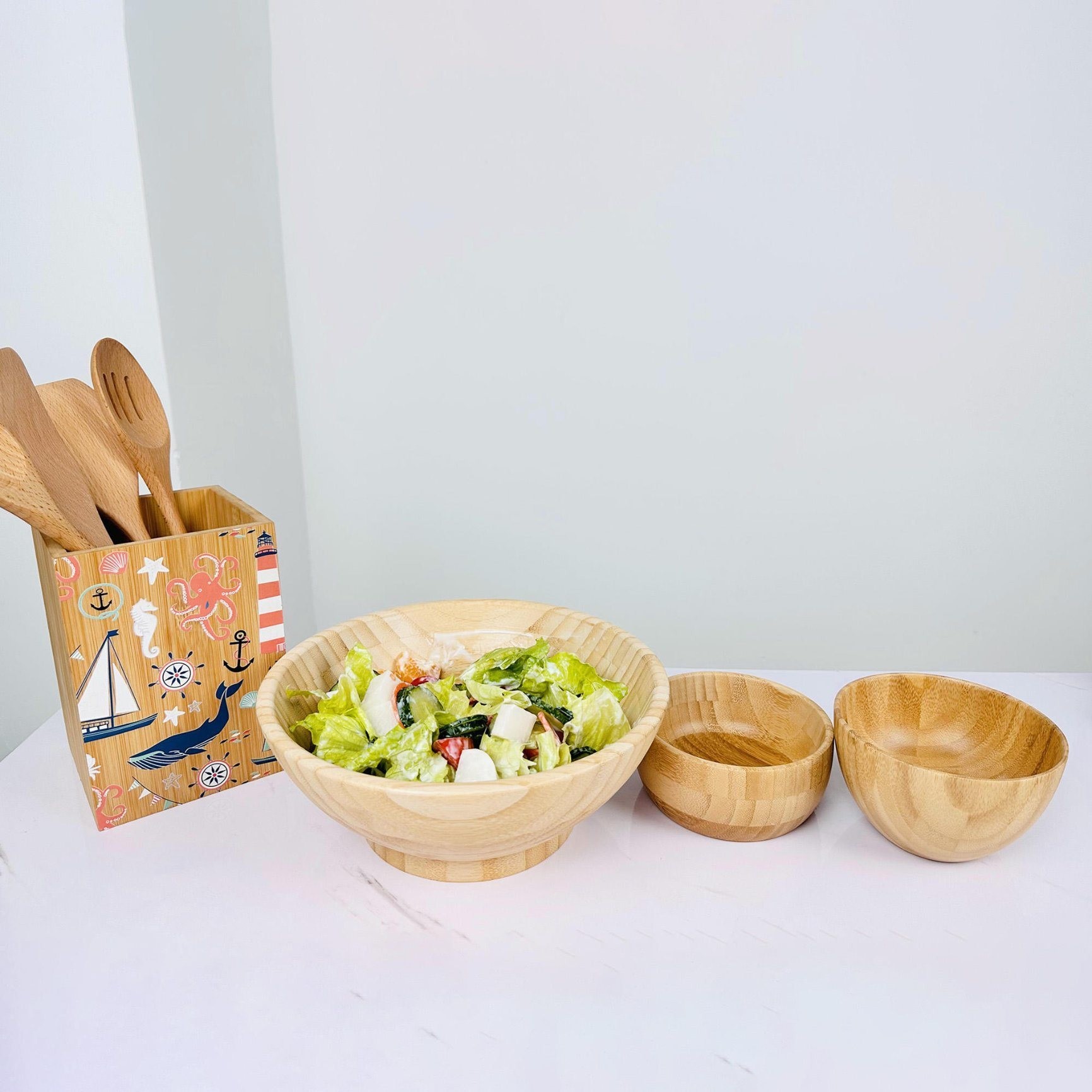 Handmade Natural Color Bamboo Bowl Organic Food Safe Wooden Bowl A Sustainable Choice