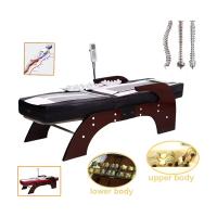 Soins de la colonne vertébrale Massage par rouleaux de pierre de jade Thérapie Lit Spa Corps Lit de massage thermique en jade Lit de massage infrarouge