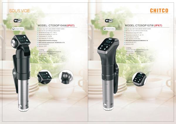 Sous Vide Immersion Circulator and  Slow Cooker GK-P107W