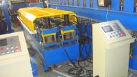 Goujon automatique et petit pain en acier de voie formant le double contrôle de PLC de côté de machine