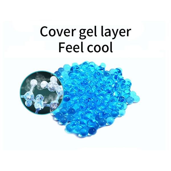 U-Shape Gel Memory Foam Pillow with Massage Function Made of Cotton Customized