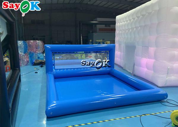 Jogo de flutuação multifuncional hermético inflável interativo adulto da corte de voleibol da água