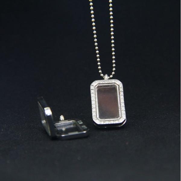 Factory Direct Glass Round Floating Charm Lockets LPG124