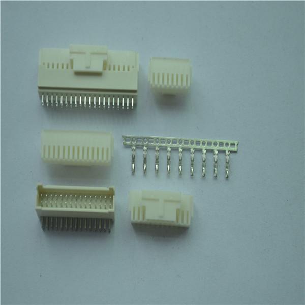 2.0mm PHB Series Female Housing Pcb Wire To Board Connector Dual Row With Lock