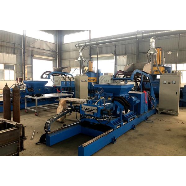 PLC Controlled Rubber Extruder Machine with Force Feeding Screw and Precise Temperature Control