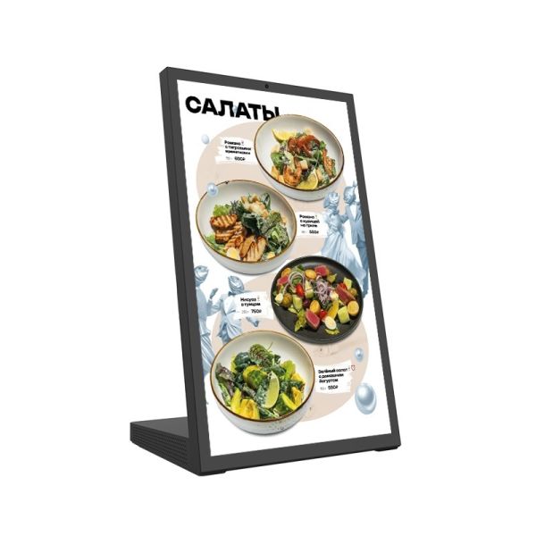 8-inch HD Display Restaurant Ordering Tablet with RK3399 Hexa-core Processor and L-Shaped Touch Design