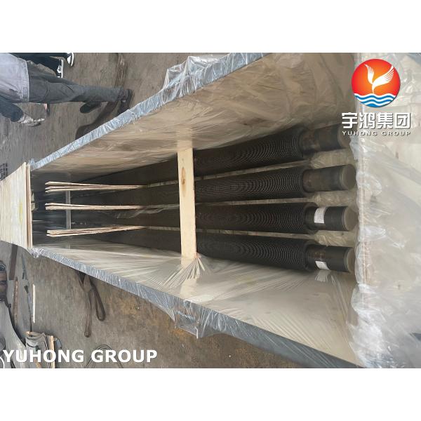 ASTM A335 P9 Serrated Finned Tube Tubular Heating For Power Plants