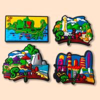 Magnets de réfrigérateur personnalisés en caoutchouc en PVC