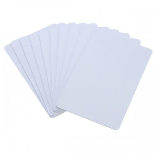 CR80 30 Mil White Plastic PVC Card , Blank Magnetic Stripe Card Hi Co for Id Badge