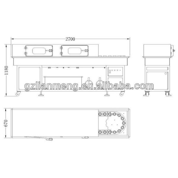 Plastic bottle washing machine(pure water washing-alcohol washing-air cleaning