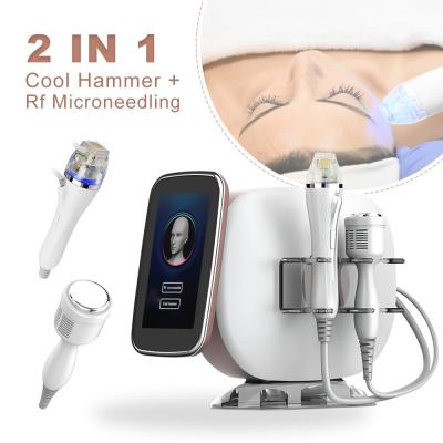 MJ0002 Multifunction 2 In 1 Insulated Needle With RF Miconeedle Portable Facial Skin Tightening RF Machine