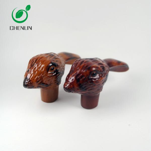 OEM ODM Mens Umbrella Wooden Handle With Black Walnut Material