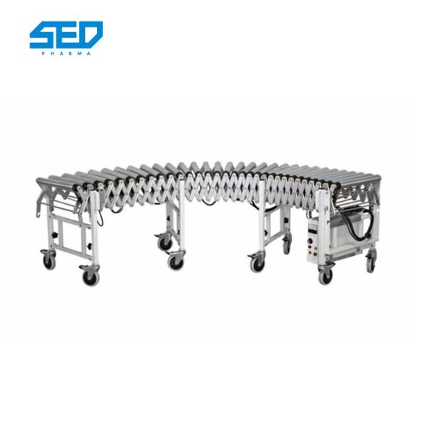 SED-CSJ Stainless Steel Motorized Automatic Packing Machine Flexible Conveyor Extendable Roller Conveyor For Industry