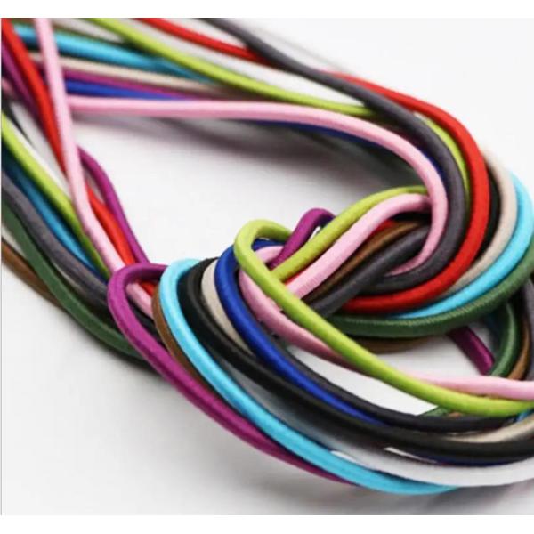 High Strength Elastic Bungee Shock Cord 4mm 5mm Black Bungee Rope Durable and Flexible