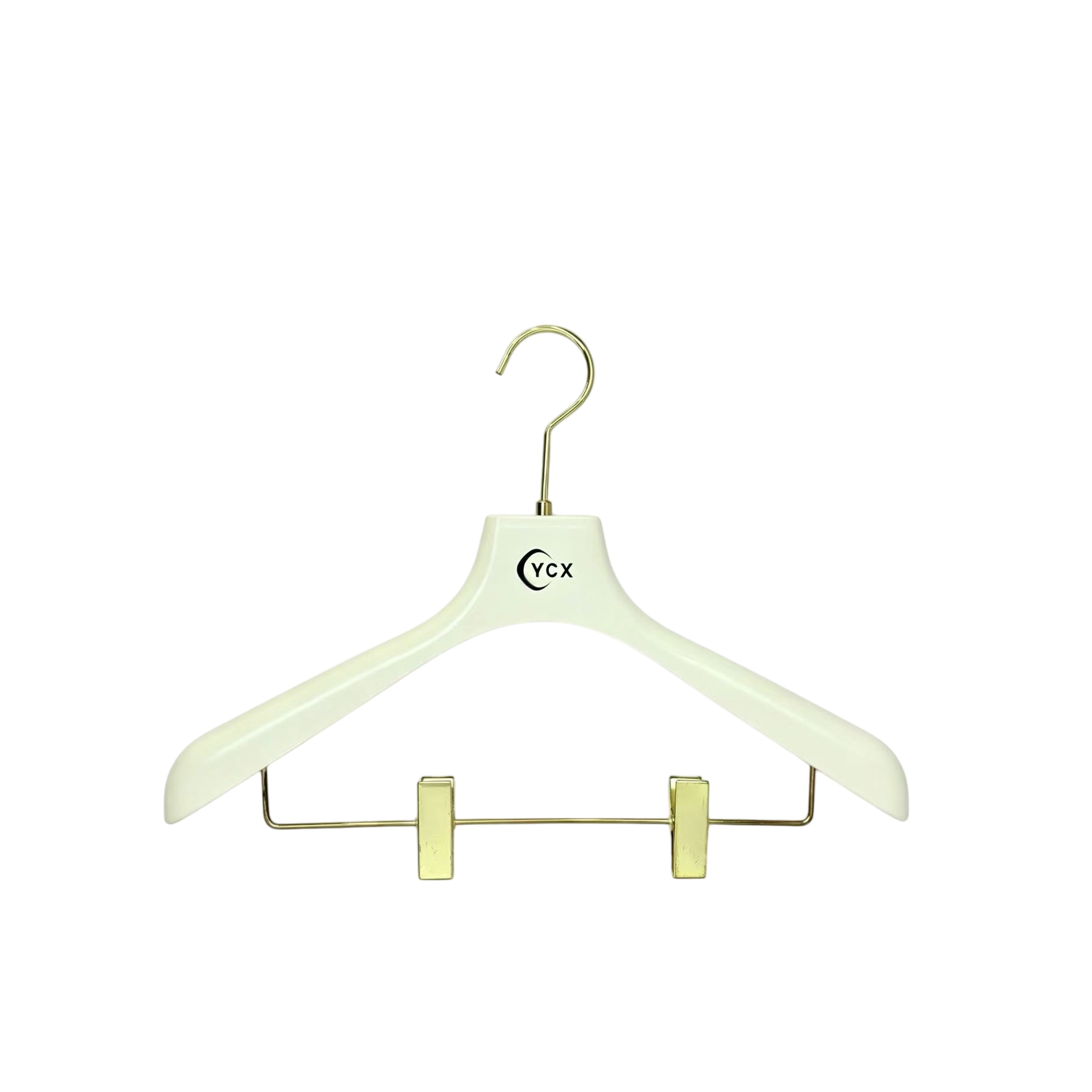 ABS Material Suit Hanger with Non-Slip Wide Shoulders and Custom Colors for Hotels and Suit Shops