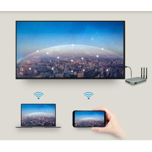 Прибор экрана мини портативной коробки репроекторов BJ72 взаимодействующей беспроводной